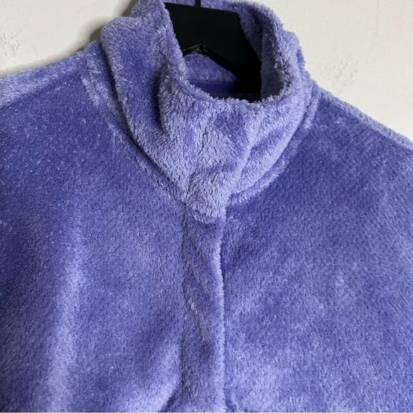 Jachs Cabin Purple Snap T Sherpa Teddy Fleece Pullover - Picture 3 of 9